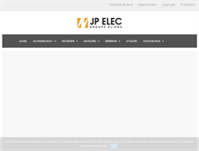 Tablet Screenshot of jp-elec.fr